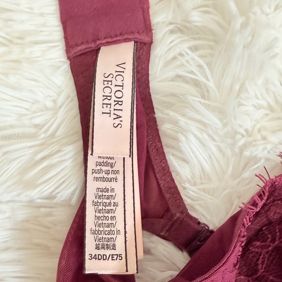 Victorias Secret Unlined balconet maroon 34DD/E75 - Picture 5 of 9